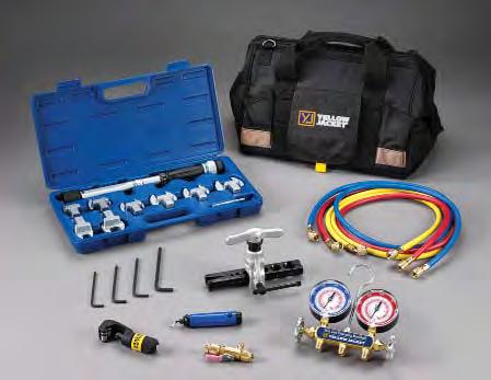 R-410A service tools Takes the guesswork out of finding the right tool for the job Meet manufacturers specifications on mini-split installations and repairs 60991 for domestic and 60992 for