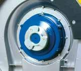 Very strong induction motor for long lifetime and great performances. Double protection against unintentional start.
