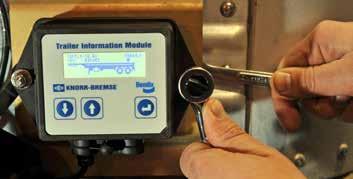 How the Bendix TRDU Tool Operates When the TRDU tool is plugged into the adapter and the adapter/trdu tool is installed between the trailer connector and the J560 connector of the towing vehicle that