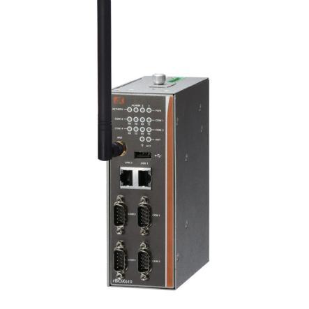 System Design Features Axiomtek s rbox610 is a cost-effective DIN-rail, fanless embedded system that utilizes the low power RISC-based module (imx-287) processor.