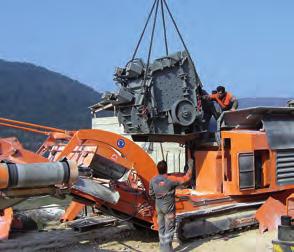 mounted crushing plant R1200 can be changed