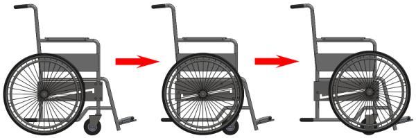 Safety was the most important in using the stair-climbing wheelchair. Therefore, the wheelchair was equipped with a safety belt, a cover, an emergency switch and brakes as shown in Fig. 10.