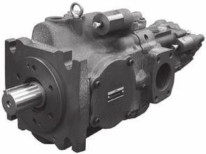 A3HG Series High Pressure Variable Displacement Piston Pumps Spool Pressure Compensator Valve Pressure Adj. Screw Control Piston low Adj.