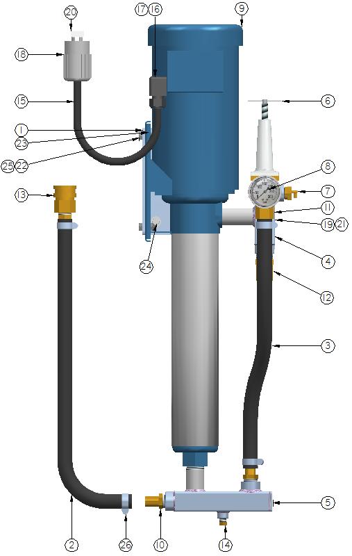 Booster Pump Parts Diagram