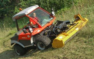 Flail Mower MU-H Vario Front or Rear mounted for Tractors up to 90 HP Standard Equipment Manufactured from High Quality QSt/E Steel with multi position Headstock Cat.