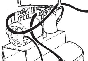 Fill Hydraulic Tank with Oil: Fill Hydraulic Tank 1. DO NOT START TRACTOR untill you have filled Hydraulic Oil Tank to a level as shown in Sight Glass gauge and fill the Suction Hose to Pump with Oil.