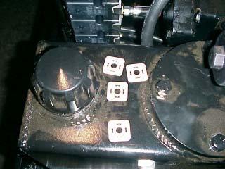 Gaskets on Valve Terminals. There are 5 wire terminals on Valve, A Gasket will have to installed on each one.