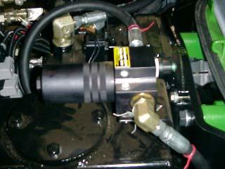 NOT USED ON A-BOOM, Disregard this Section FIGURE 27 Solenoid Lock Valve 10. Wire Harness Completed.