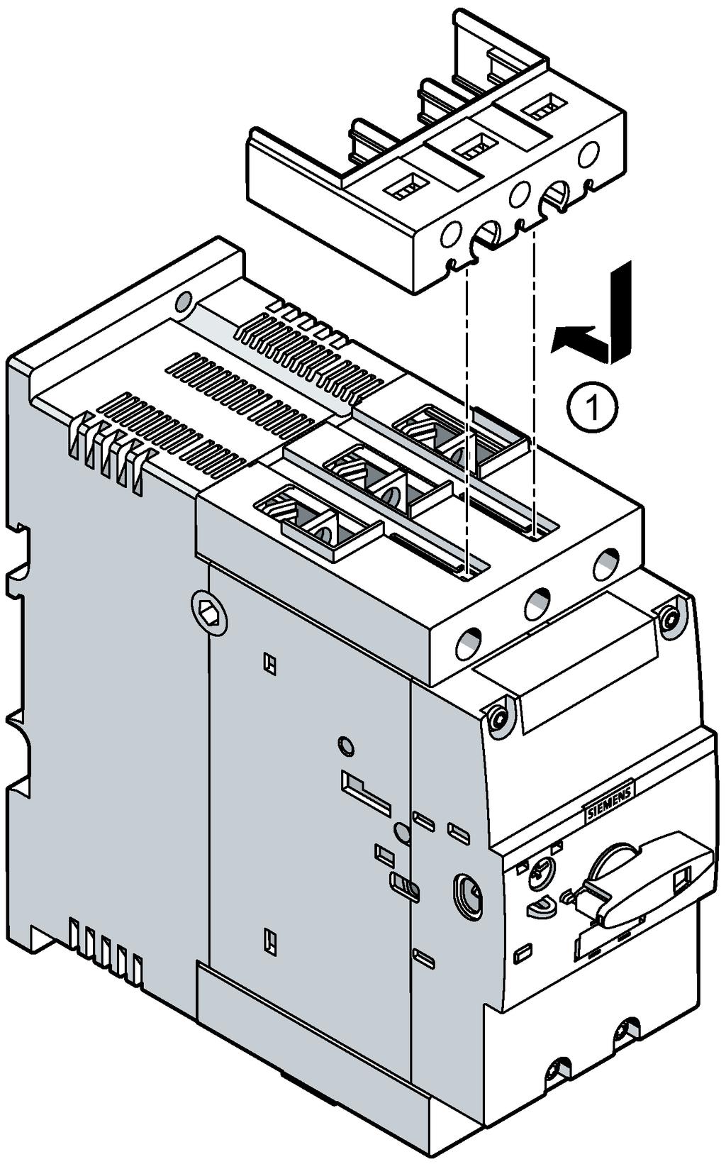 Accessories 10.17 Terminal covers for box terminal block 10.17 Terminal covers for box terminal block 10.17.1 Description Terminal covers for box terminal block Terminal covers for box terminal blocks are available for the motor starter protectors (sizes S2 and S3).