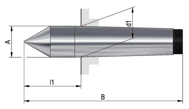Technical features: - completely hardened and ground - high concentricity - heavy duty Tool group A07 Type 665 DIN 806, full point material: tool steel Item no.