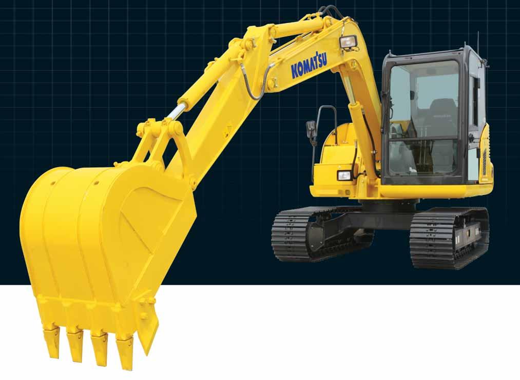 ECOLOGY FEATURES Low Emission Engine The newly-developed Komatsu ecot3 engine enables NOx emissions to be significantly reduced.
