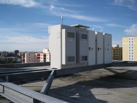 15KW Rooftop sites and the weight considerations 140 Mph Wind Load