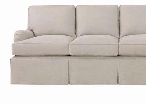 SECTIONALS Sectional Options Description Components Arm Back skirt Left Facing Sofa and Right Facing Chaise