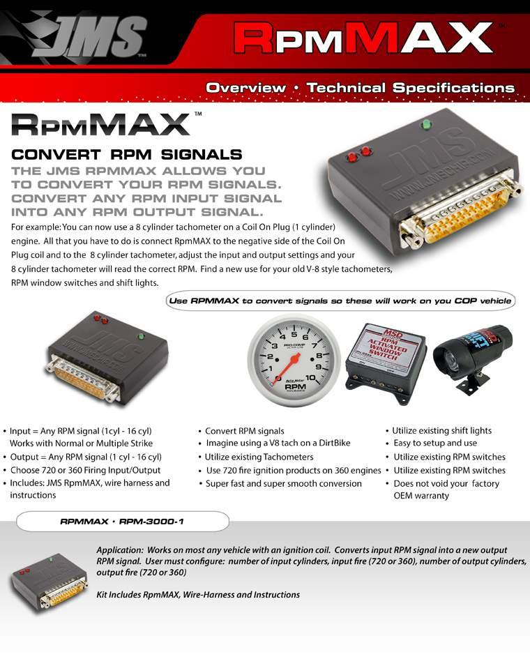 RpmMAX Convert RPM Signals