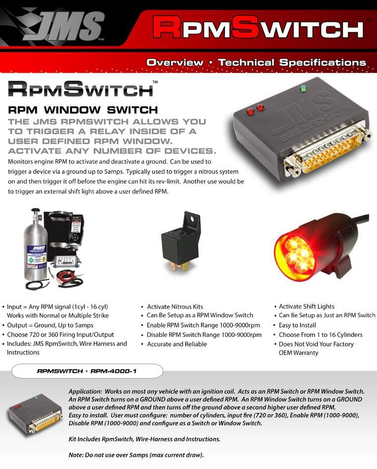 RpmSWITCH RPM Window Switch