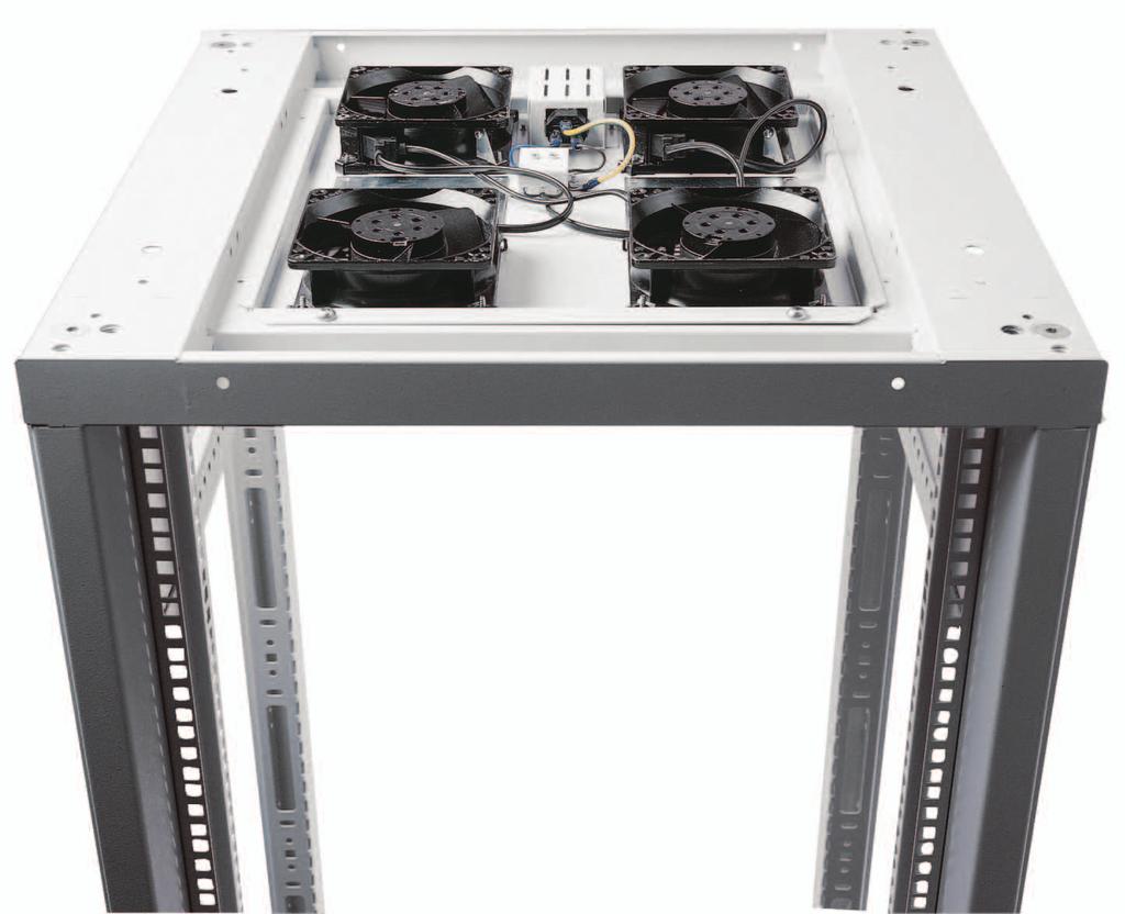 IMRAK Fan trays 25 Top mounted fan trays Standard fan trays Top mounted fan trays are available to aid the cooling of your rack-housed equipment.