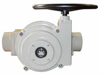 NOTE: This actuator is shipped with TEMPORARY PLUGS installed in BOTH EMT ports.