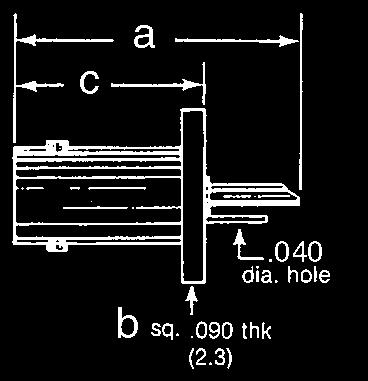 Amphenol Fig a b c Dia Hole Number RG-307A/U 75Ω 50Ω : Times TRF-58, Belden 9222, 72Ω Amphenol 621-106 Plug two braid Mates with