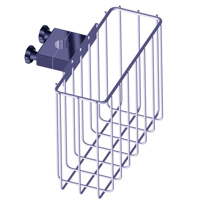 light-grey for later add-on with 2 safety-screws Z 2S0 666 N light-grey BASKET WITH 2 CLAMPS material of the
