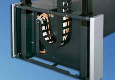 For accepting mounting panels, chassis rails, computers and other equipment with full legroom with a width of 1600 mm or 2000 mm - Cables can