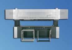 units with separator for separate cable routing - Cable comb under the monitors suitable for straight, concave and convex cable routing -