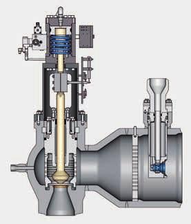 SiRA BHT High Pressure Turbine bypass for start up, shut down or turbine trip and is also