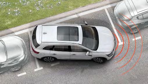 Easy Park Assist * The parking assistance system measures the parking space with its sensors (whether parallel, perpendicular, or angled) and defines the parking trajectory.