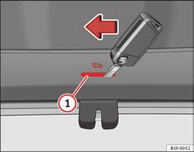 Opening and closing 99 (Continued) Never drive with the rear lid open or half-closed, exhaust gases may penetrate into the interior of the vehicle. Danger of poisoning!