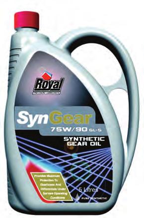 NU MANUAL GEAR MANUAL GEAR Syngear LS 75W-90 Code: 9410 Syngear LS a multi-grade lubricant containing a selected blend of synthetic base and extreme pressure additives, and is designed to give