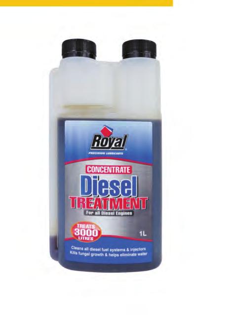Concentrate Diesel Treatment Code: 6052 ADDITIVES Concentrate Diesel Treatment has been developed for use in all diesel vehicles including trucks, earthmoving, agricultural and marine equipment.