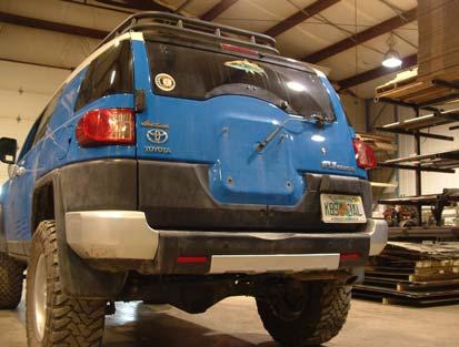 LoD Offroad FJ Cruiser Rear Bumper with Tire Carrier Installation Instructions 1.