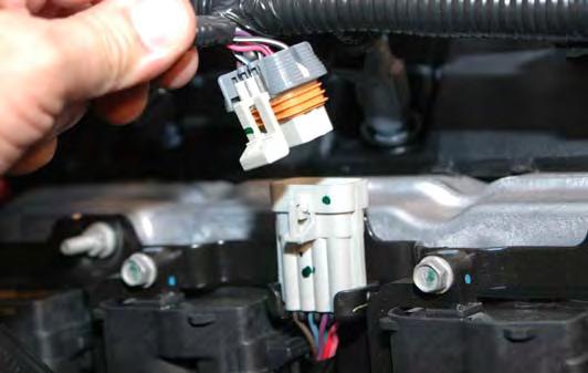 45. Disconnect the two ignition coil pack connectors.