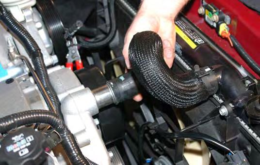 upper and lower radiator hose connections. 80.