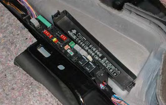 Remove the 10 amp Audio fuse so the vehicles PCM (engine management computer) can be re-programed safely. THIS FUSE MUST BE REMOVED BEFORE REPROGRAMING! Audio fuse 3.