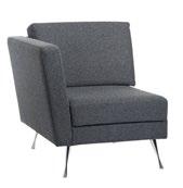 The upholstered sofa is ideal for providing employees with an area to relax, whilst maintaining a business feel and providing a level of comfort that lends itself to informal get togethers.