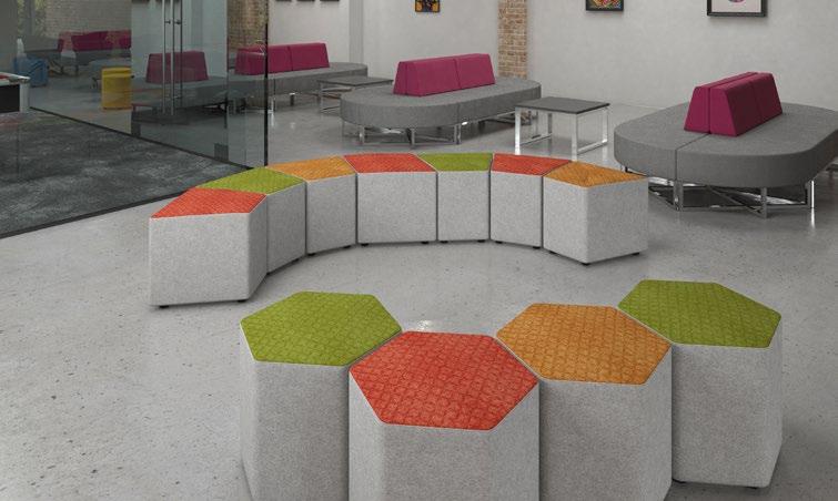 - Modular breakout seating 5 breakout seating provides a flexible and informal seating solution for a wide range of environments.