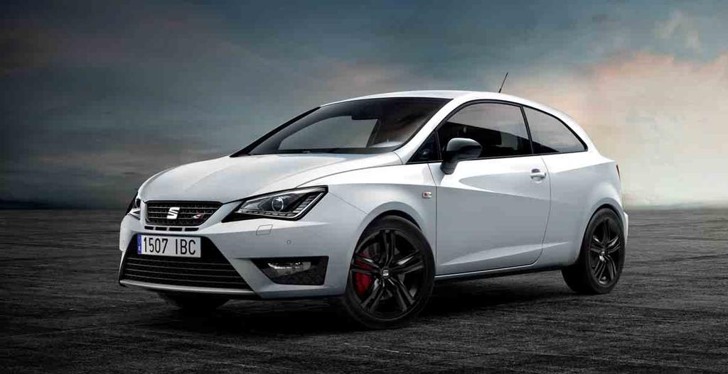 THOROUGHBRED FOR THE CITY IBIZA CUPRA. The ultimate urbanite Even at rest, the CUPRA turns heads, its unique arrow design drawing your eyes over the dynamic, defined panels that add balance and poise.