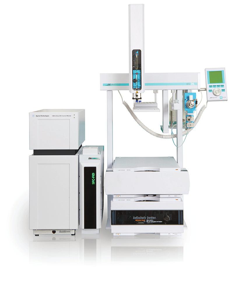 diesel fuel using the Agilent 126 Infi nity Analytical SFC system with the SIM fl ame ionization detector (FID).