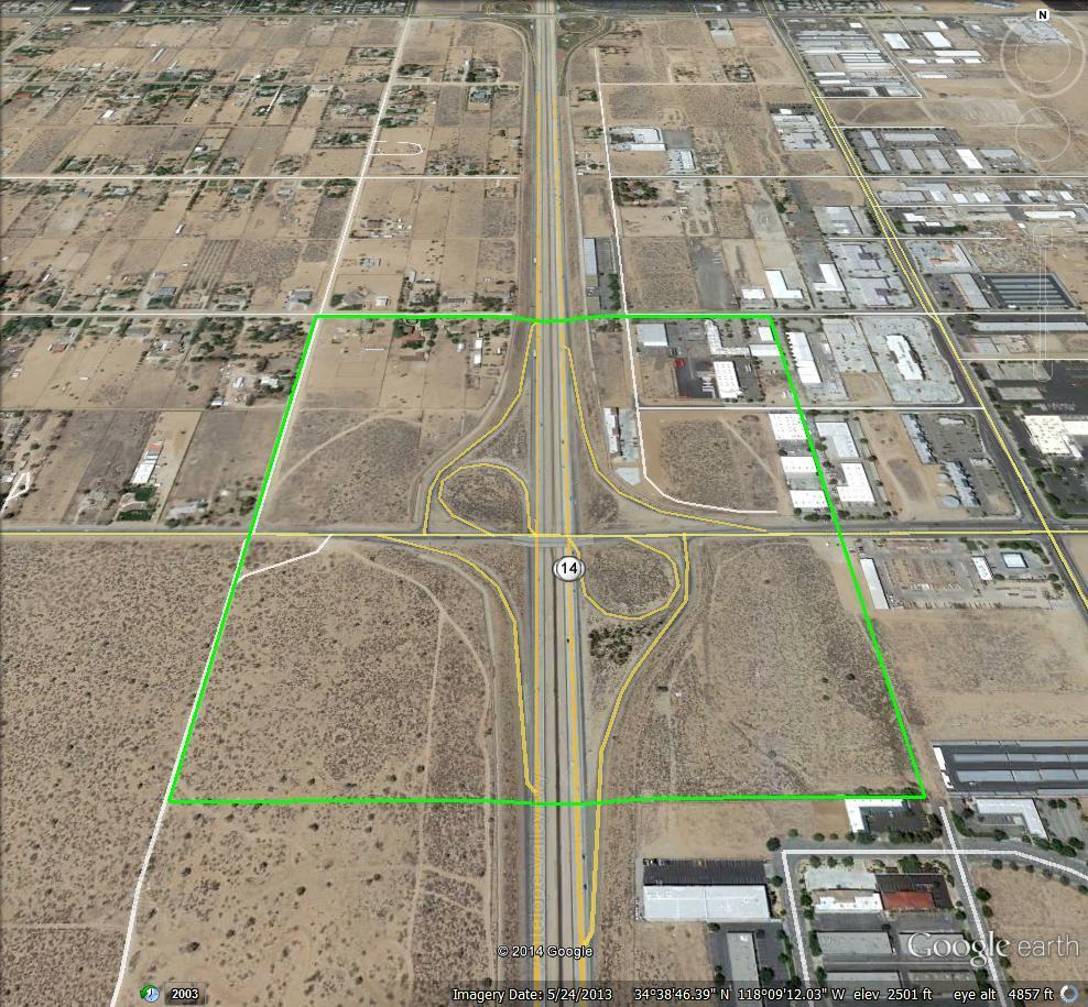 Ave M and SR14 Interchange - Measure R Project # 15BR005 Widen overpass multiple lanes in each direction to accommodate future traffic volumes; improvements include signals at on and off ramps; and,