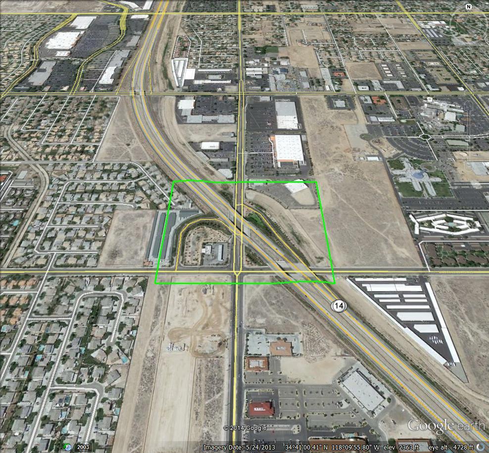 Ave J and SR14 Interchange - Measure R Project # 15BR007 Improvements include new signals, landscaping, wayfinding, frontage road improvements/elimination, right-ofway acquisition, new medians, bike