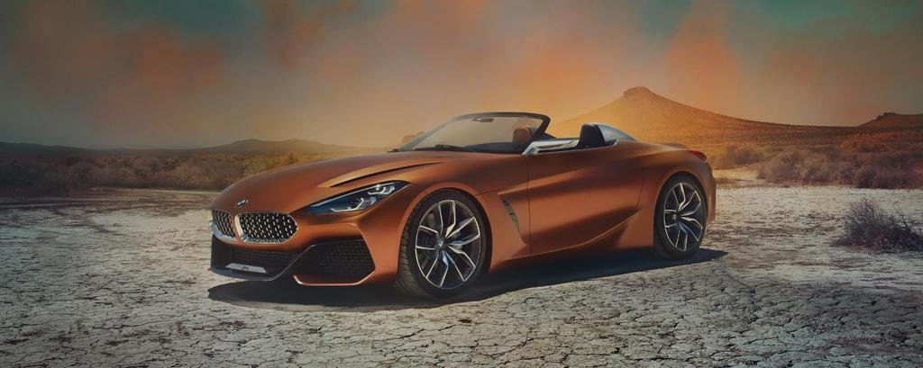 THE BMW CONCEPT Z4. FREEDOM ON FOUR WHEELS.