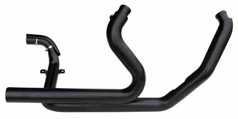 ULTIMA Dual EXHAUSTS for 1995-2008 Touring Models & 2009-2016 Touring & HD Tri Glide Models u Adds up to 8 horsepower over stock exhaust u Independent dual look with hidden crossover u Exclusive