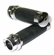 TORNADO II HAND GRIPS CHROME BARREL GRIPS 35-90 35-91 The Tornado II grip sets are CNC machined from billet aluminum and are available in a