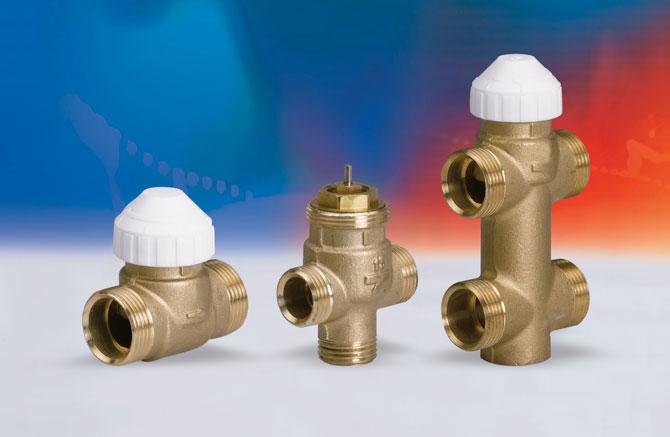 ports can be used as diverting or mixing valves of compact size and reduced weights.