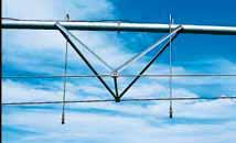 3/4 inch or 11/16 inch truss rods are built to last The 4 x 4-1/2 inch hot dipped galvanized steel pivot point legs and heavy-duty
