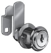 doors with either lipped or flush construction Operation 90 Cam turn key removable in both locked and unlocked positions Keying Will key together with all other