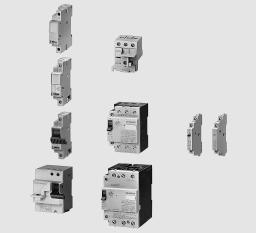 Accessories for 3VU Shunt trip Undervoltage release 3VU3 circuit-breaker Short-circuit signalling contact Auxiliary contact