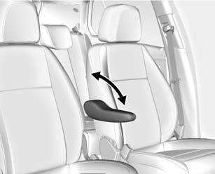 Do not have a seatback reclined if the vehicle is moving. Front Seat Armrest There may be an armrest on the inboard side of the driver seat.