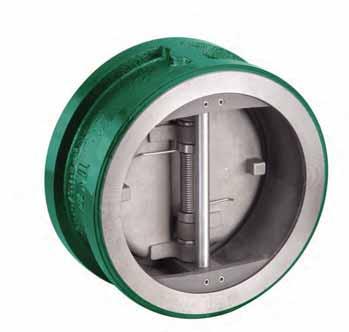 Dual-plate Check Valve Aquaseal Chek Valve is a soft-seated dual-plate check valve that conforms to API 594.