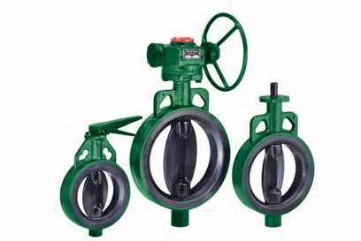 Integrally-moulded Butterfly Valve - PN 10 Aquaseal10 Integrally-moulded Wafer-type Butterfly Valve is available in sizes from 50 mm (2 ) to 600 mm (24 ), in PN 10 pressure rating.